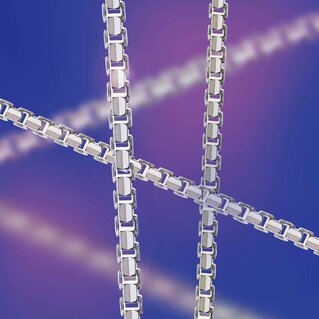 Box chain in argento