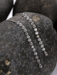 Flying Diamond Salt & Pepper Earrings
